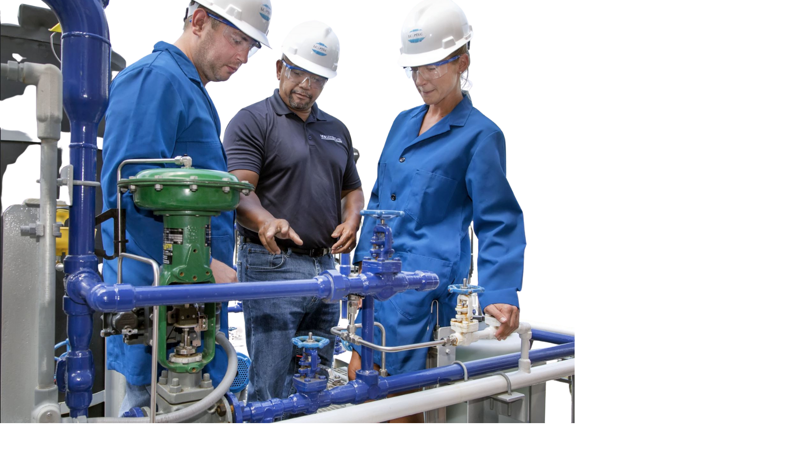 Learn how process equipment works with fully functional, life size HOT units (hands on training units).